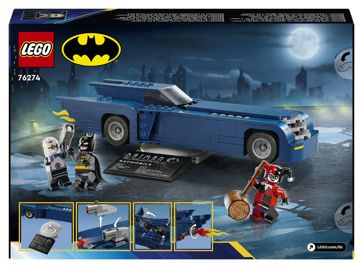 BatmanTM im BatmobilTM vs. Harley QuinnTM und Mr. FreezeTM 