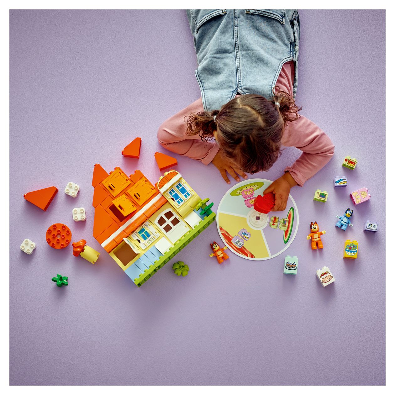 Blueys Familienhaus mit Memory-Spiel 