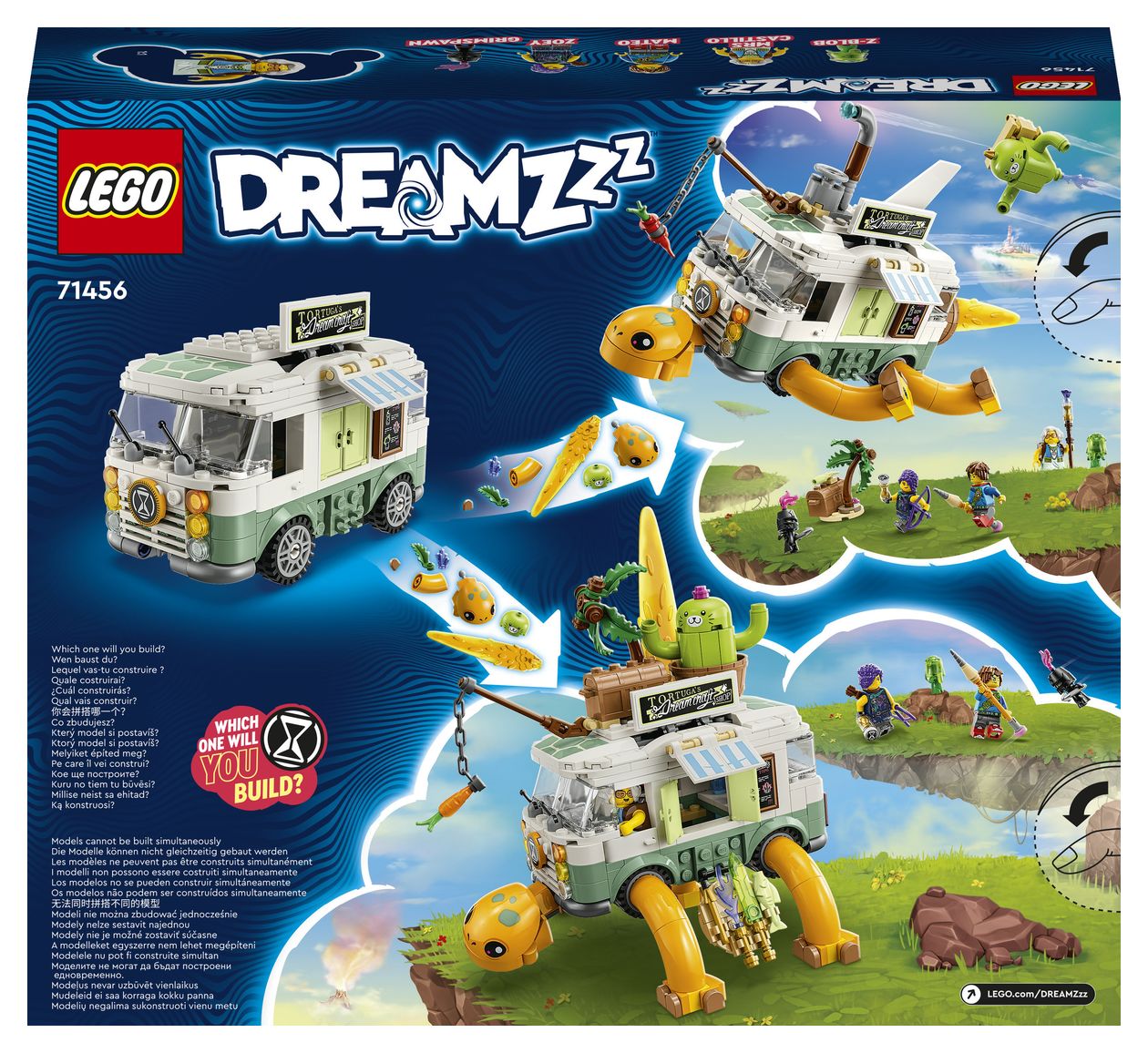 DREAMZzz Mrs. Castillos Schildkrötenbus Bauset 434 Stück(e)  (Mehrfarbig) 