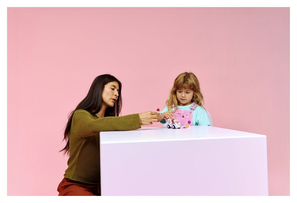 Einhorn-Kuchenlieferwagen 