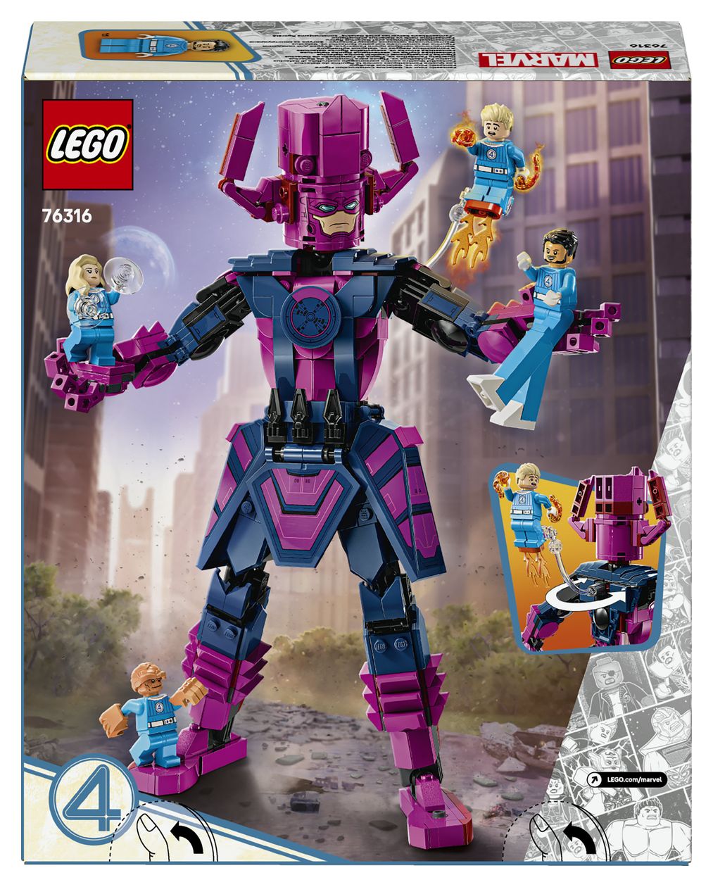 Fantastic Four vs. Galactus Baufigur 