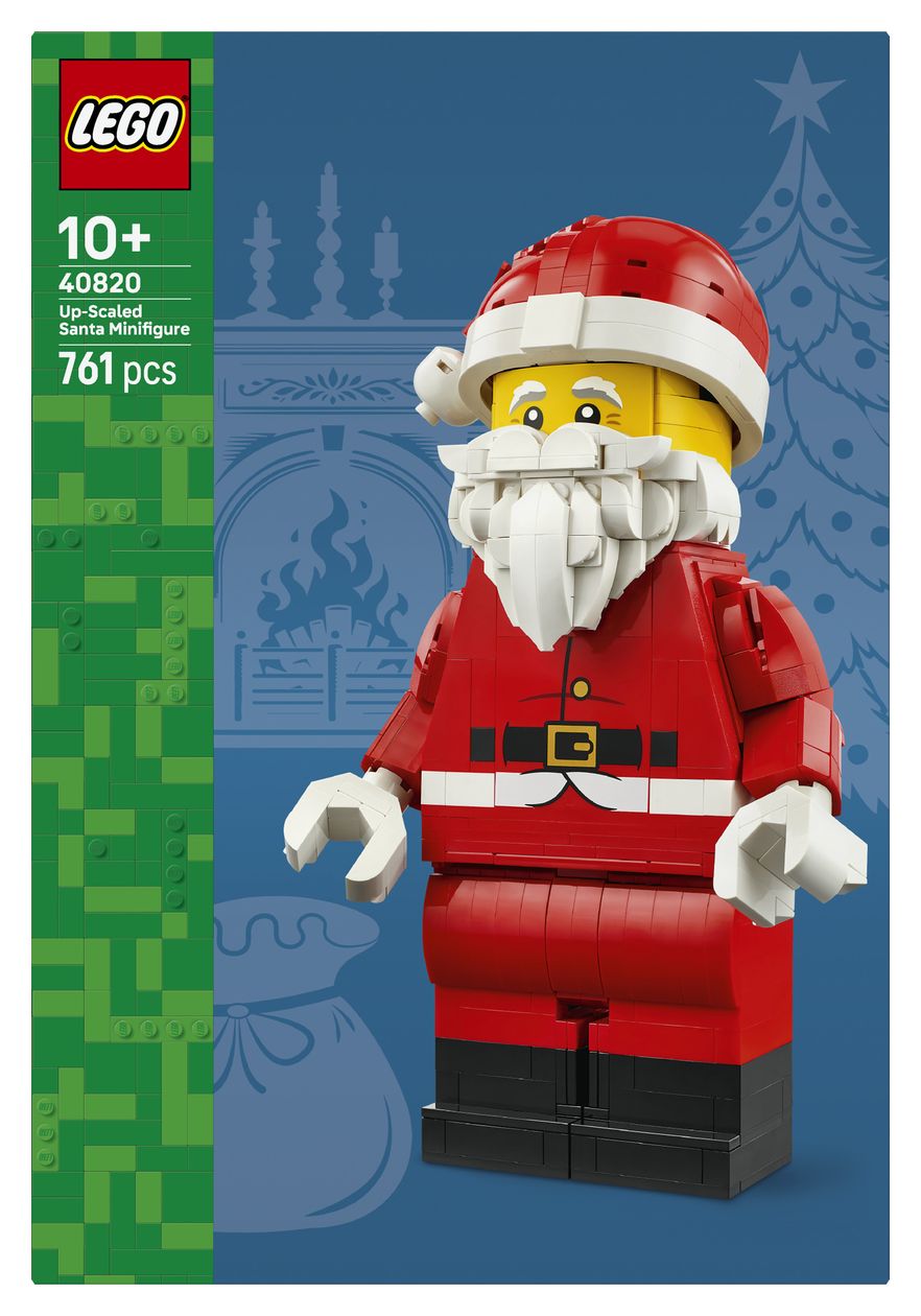 Große Weihnachtsmann-Minifigur 