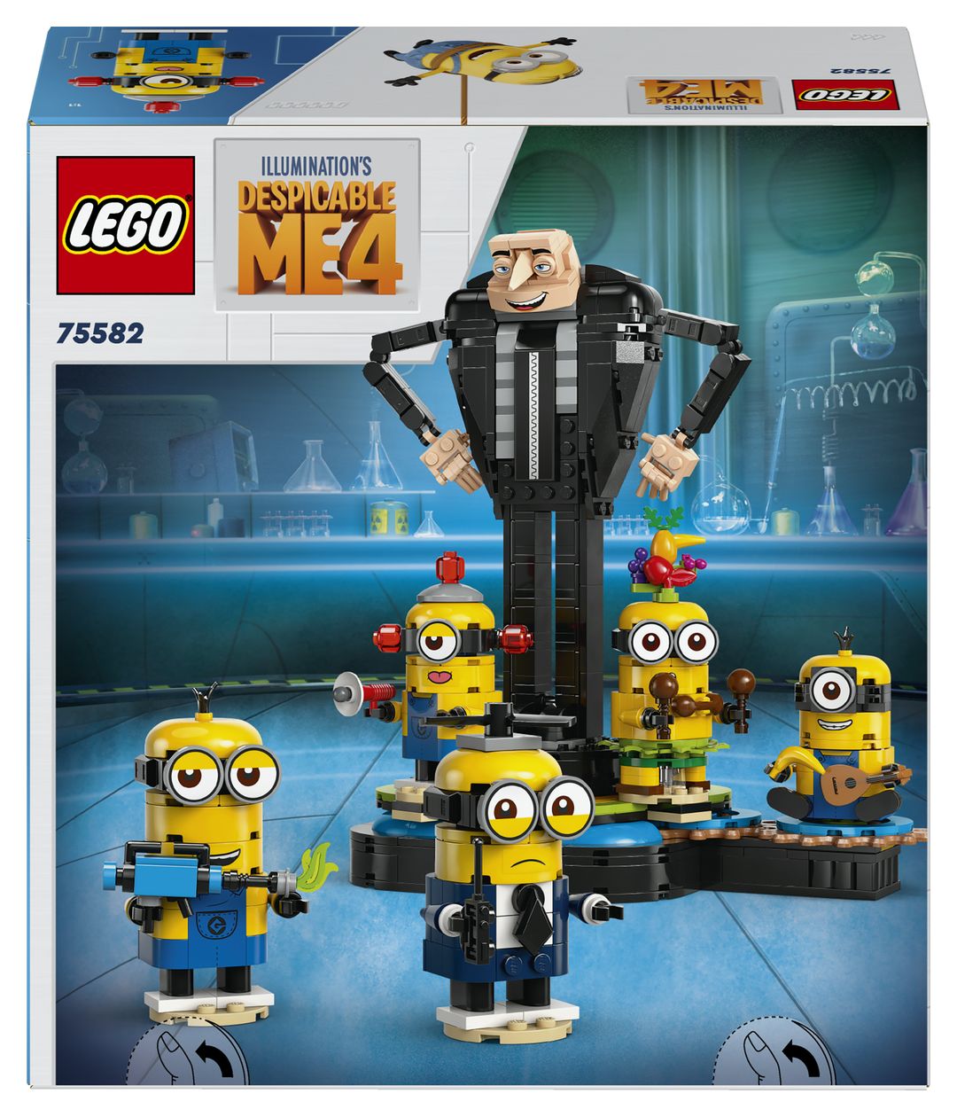 Gru und die Minions aus LEGO® Steinen 
