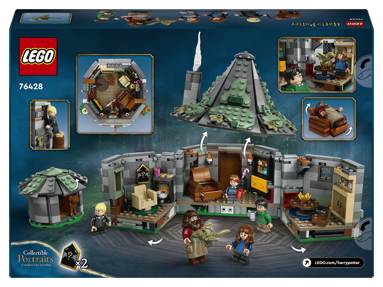 Harry Potter Hagrids Hütte Ein unerwarteter Besuch Bauset 896 Teile  (Mehrfarbig) 