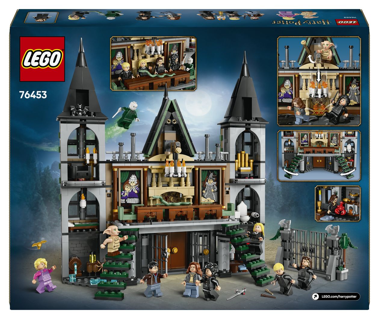 Harry Potter Landsitz der Familie Malfoy Bauset 1601 Teile  (Mehrfarbig) 