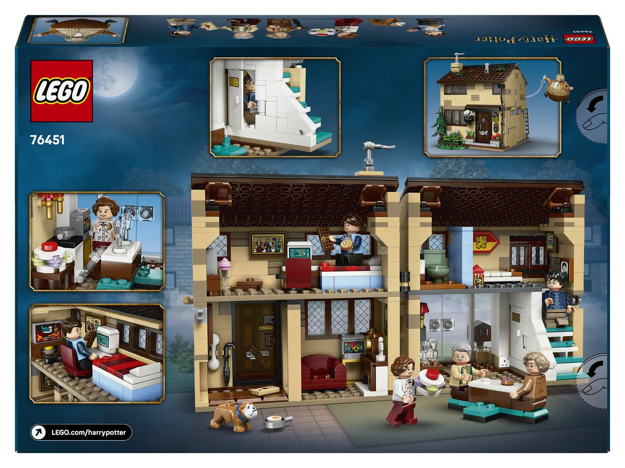Harry Potter Ligusterweg Tante Magdas Besuch Bauset 639 Teile  (Mehrfarbig) 