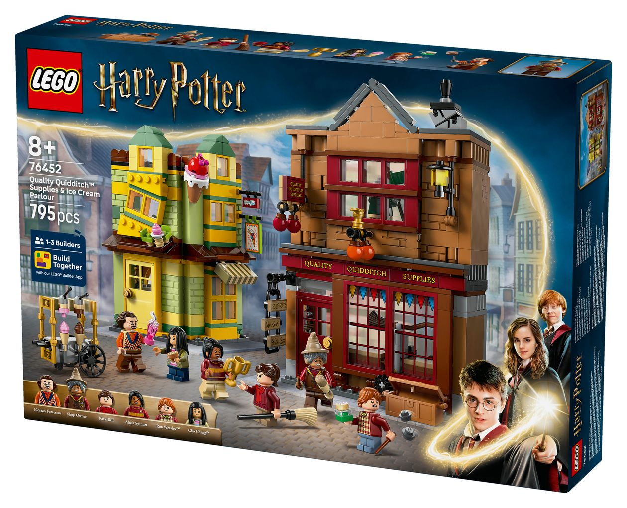 Harry Potter Qualität für Quidditch und Fortescues Eissalon Bauset 795 Teile  (Mehrfarbig) 