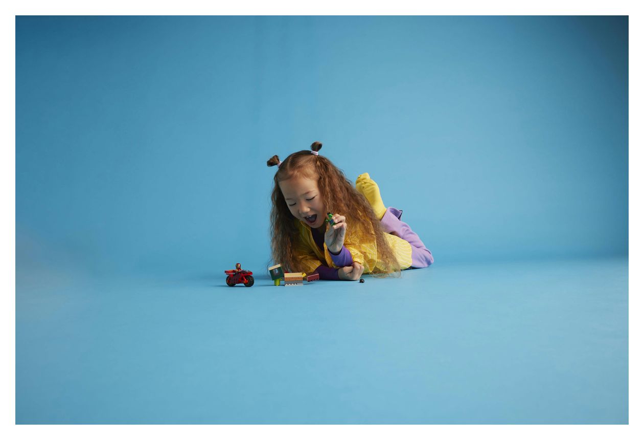 Iron Man mit Bike und der Hulk 