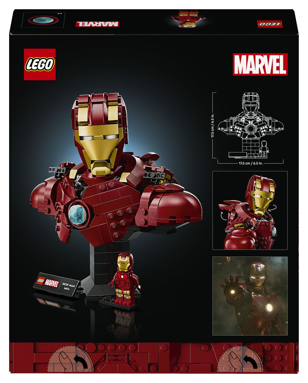 Marvel Iron Man MK4 Bauset 436 Teile  (Mehrfarbig) 