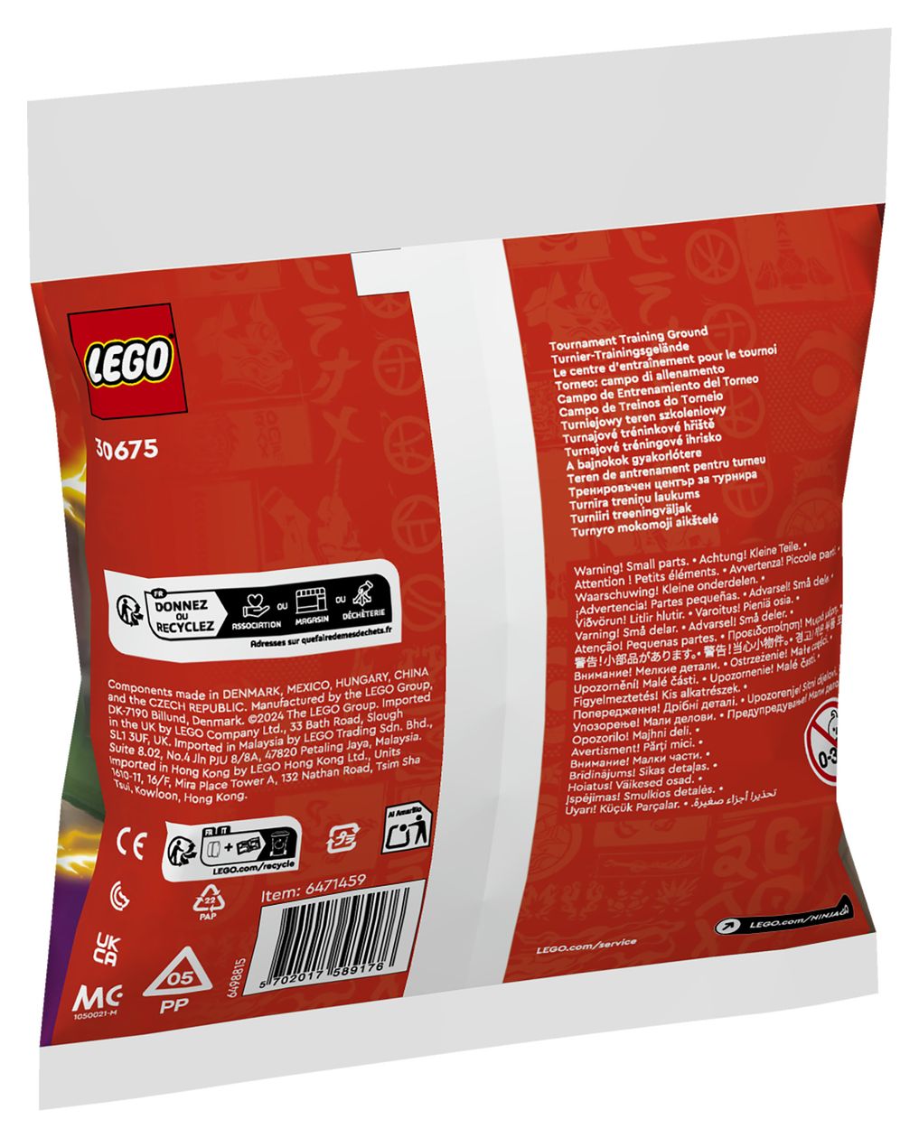 NINJAGO Turnier-Trainingsgelände Bauset 49 Teile  (Mehrfarbig) 