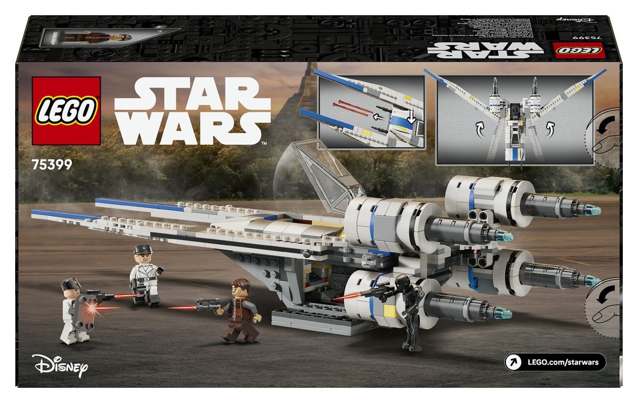 Star Wars Rebel U-Wing Starfighter Bauset 594 Teile  (Mehrfarbig) 