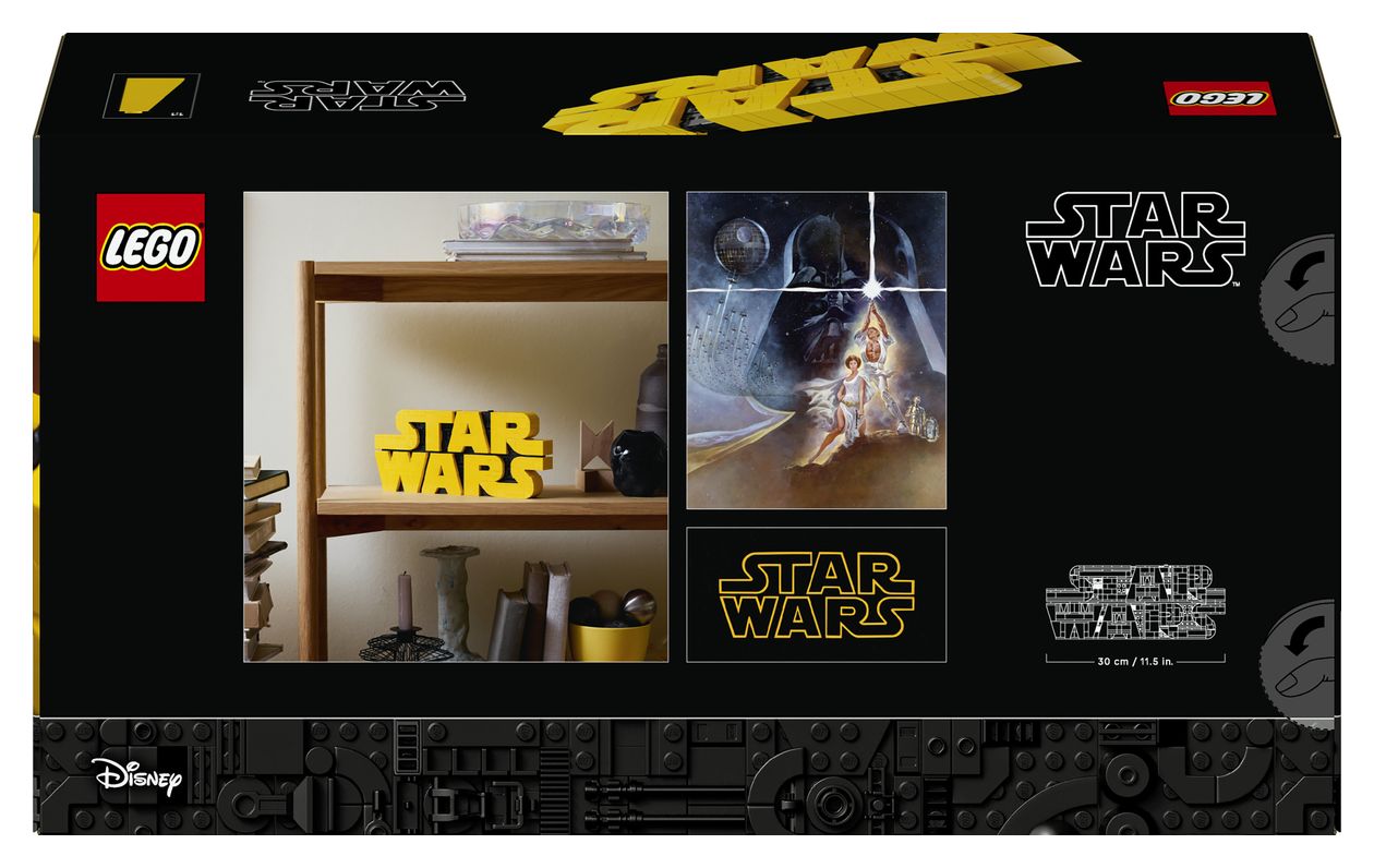 Star WarsTM Logo aus LEGO Steinen 