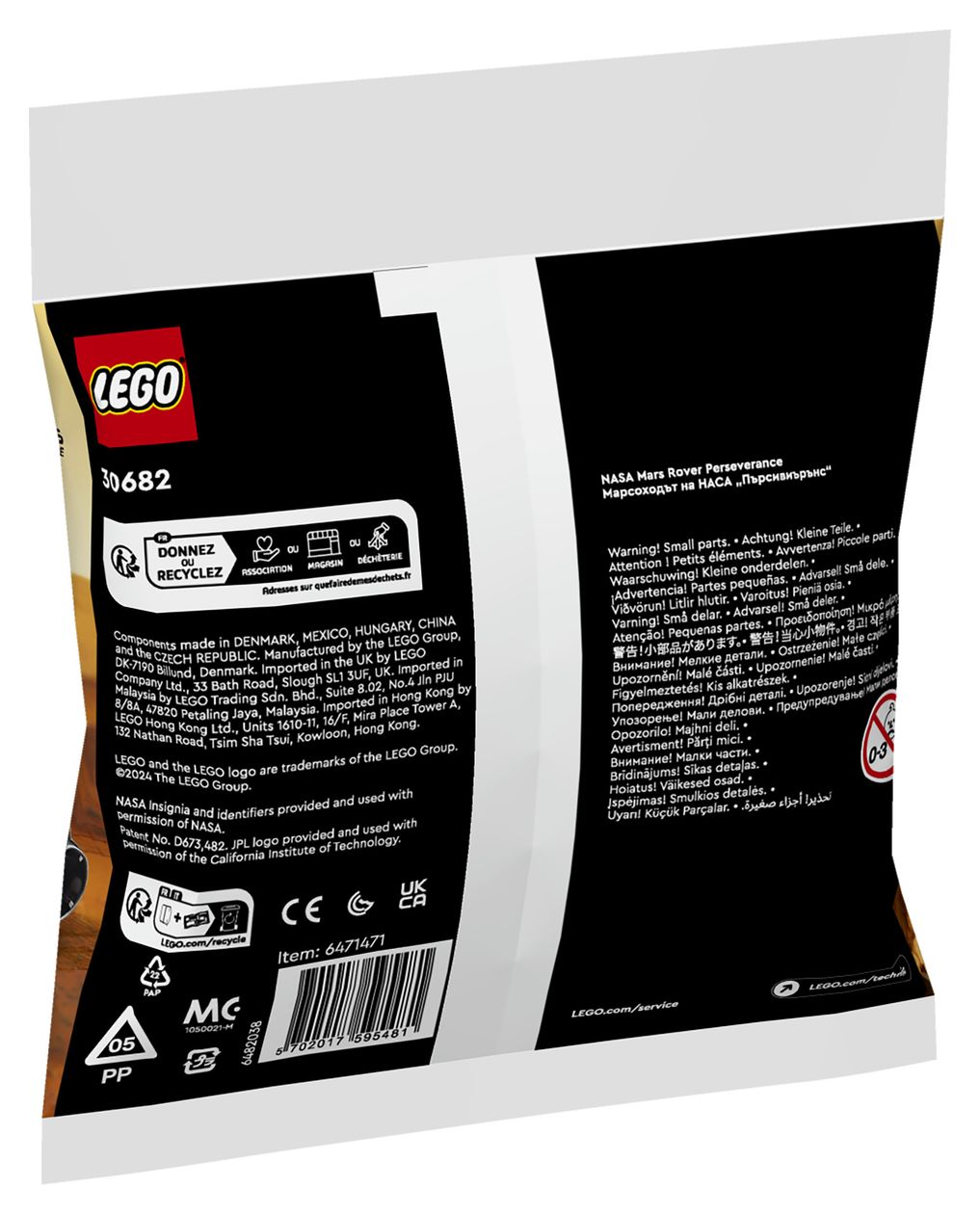 Technic NASA Mars Rover Perseverance Bauset 83 Teile  (Mehrfarbig) 