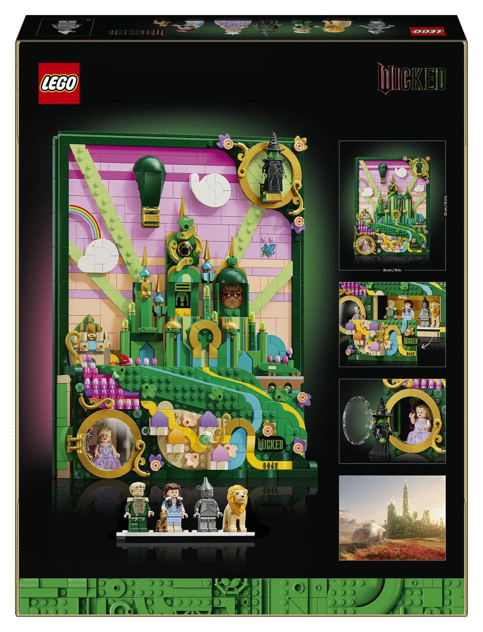 Wicked Emerald City Wandkunst Bauset 1518 Teile  (Mehrfarbig) 