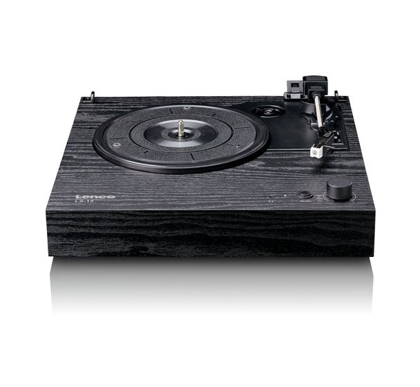 LS-15BK Audio-Plattenspieler mit Riemenantrieb  (Schwarz) 