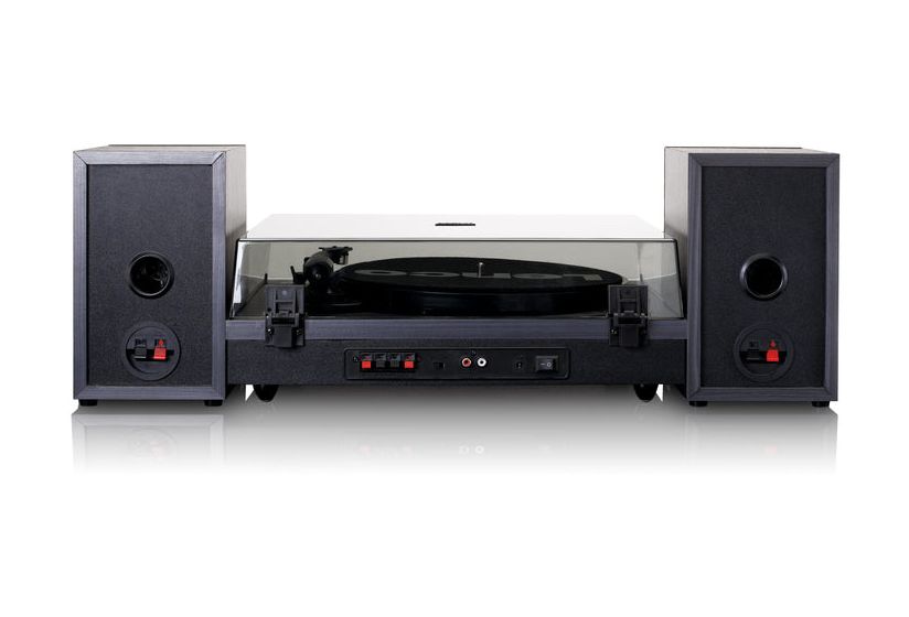 LS-301 Audio-Plattenspieler mit Riemenantrieb  (Schwarz) 