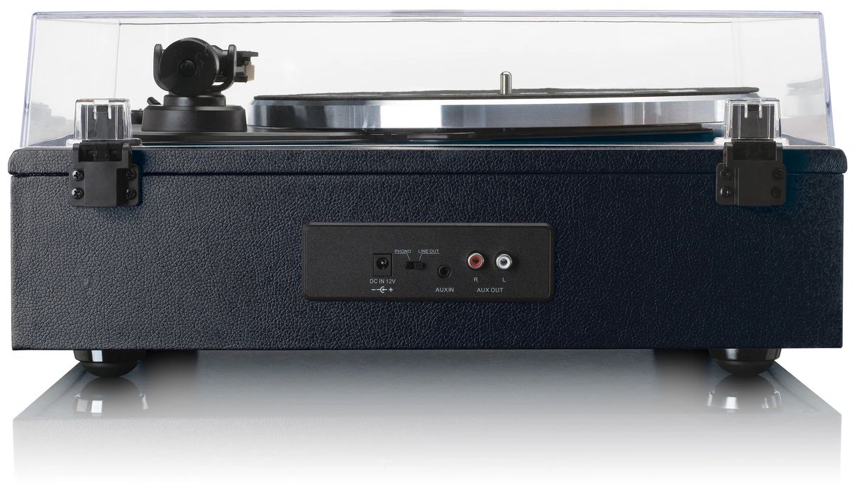 LS-430BK Audio-Plattenspieler mit Riemenantrieb (Schwarz) 