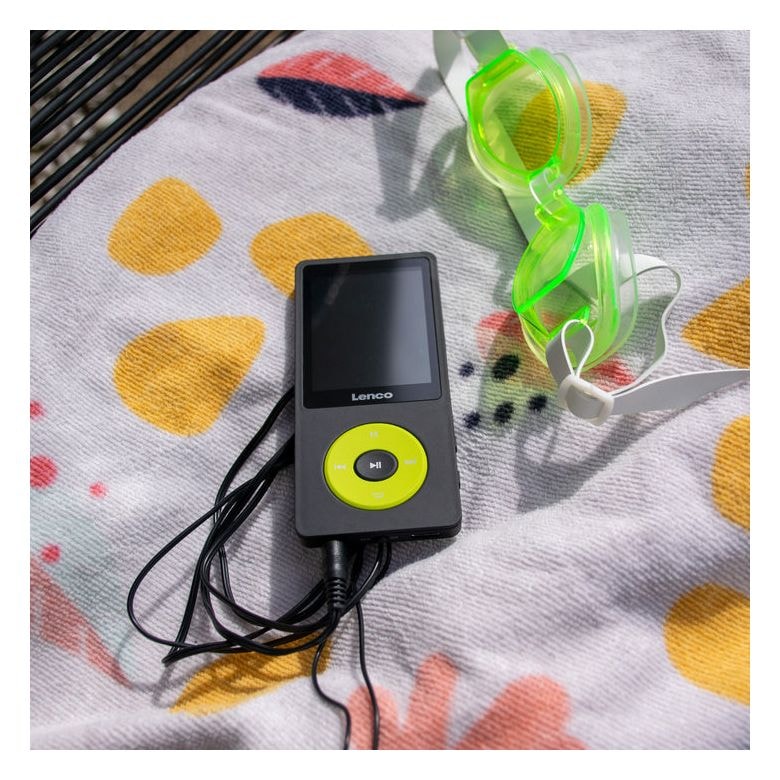 Xemio-860 MP3 Spieler 8 GB  (Schwarz, Limette) 