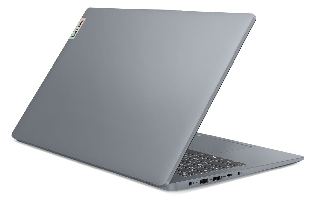 IdeaPad Slim 3 15AMN8 Full HD Notebook 39,6 cm (15.6 Zoll) 1920 x 1080 Pixel 8 GB Ram 512 GB SSD Windows 11 Home AMD Ryzen 3 max. 4,1 GHz intern  (Grau) 