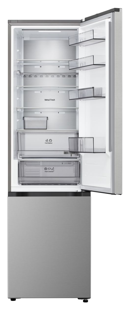 GBBS525APY 262 l / 113 l Kühl-Gefrierkombi freistehend 112 kWh Jahr  (Silber) 
