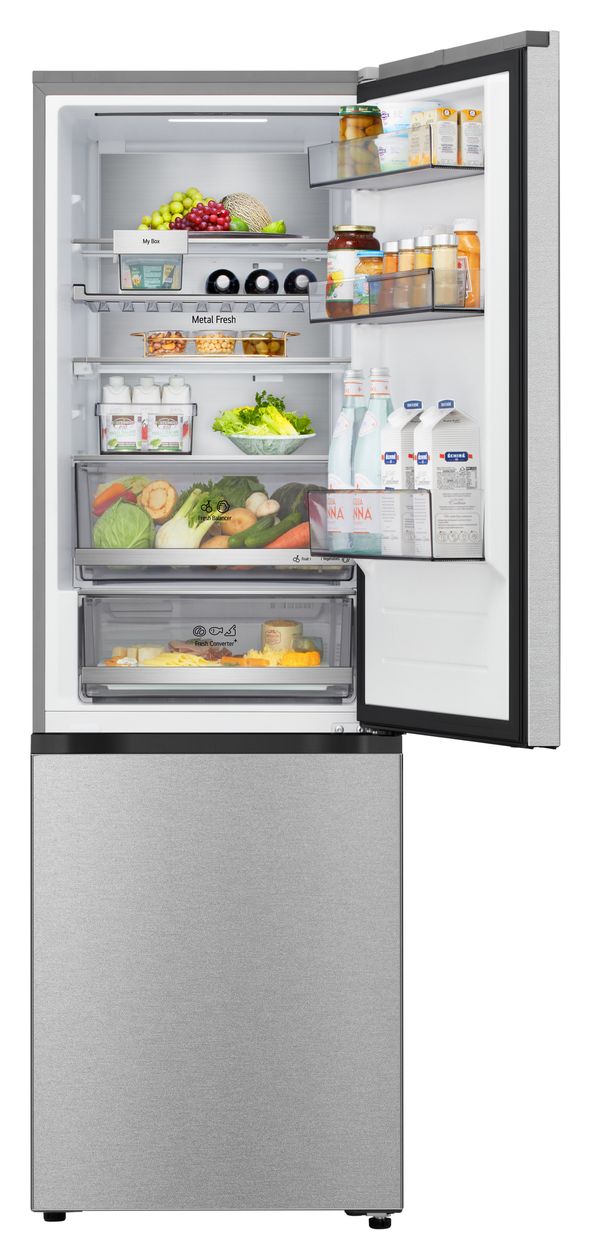 GBBS716AMB 220 l / 113 l Kühl-Gefrierkombi freistehend NoFrost 108 kWh Jahr  (Metallisch) 