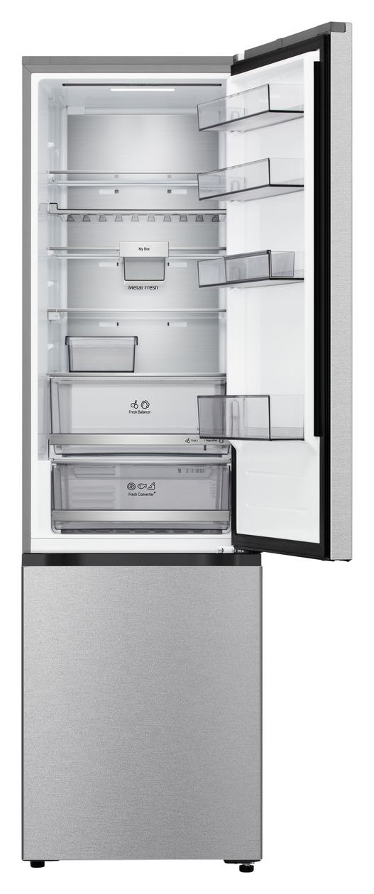 GBBS726AMB 262 l / 113 l Kühl-Gefrierkombi freistehend NoFrost 112 kWh Jahr  (Silber) 
