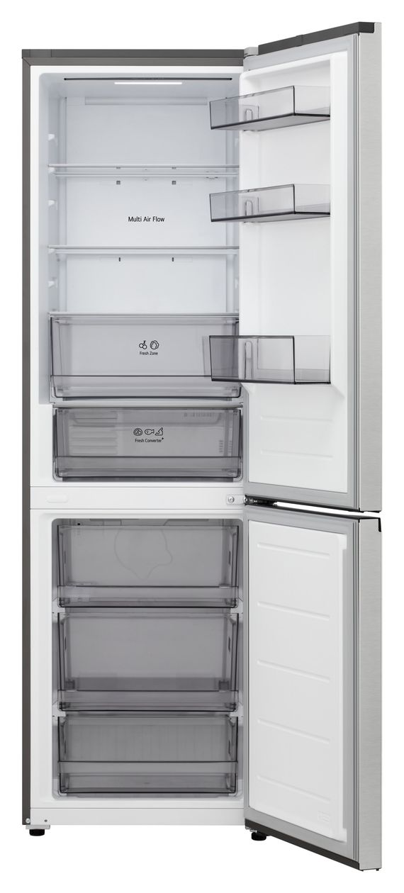 GBBSJ1CCPY 220 l / 113 l Kühl-Gefrierkombi freistehend NoFrost 169 kWh Jahr  (Silber) 