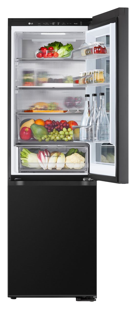 GBG5160CEV 239 l / 110 l Kühl-Gefrierkombi freistehend NoFrost 172 kWh Jahr  (Schwarz) 