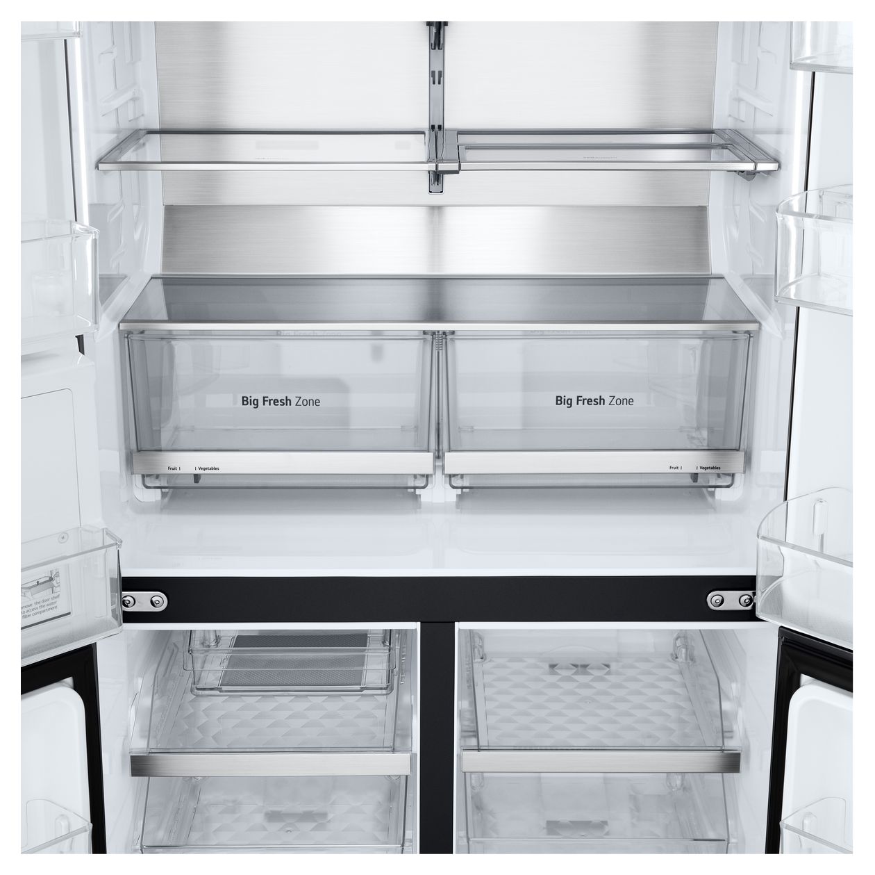 GMG960EVEE Side-by-Side Kühl-/ Gefrierkombination French Door 364 l / 274 l 359 kWh NoFrost 1792 mm x 914 mm  (Schwarz) 