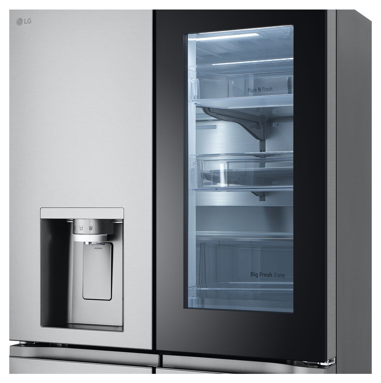 GMG960MBEE Side-by-Side Kühl-/ Gefrierkombination 364 l / 274 l 359 kWh 1792 mm x 914 mm  (Edelstahl) 