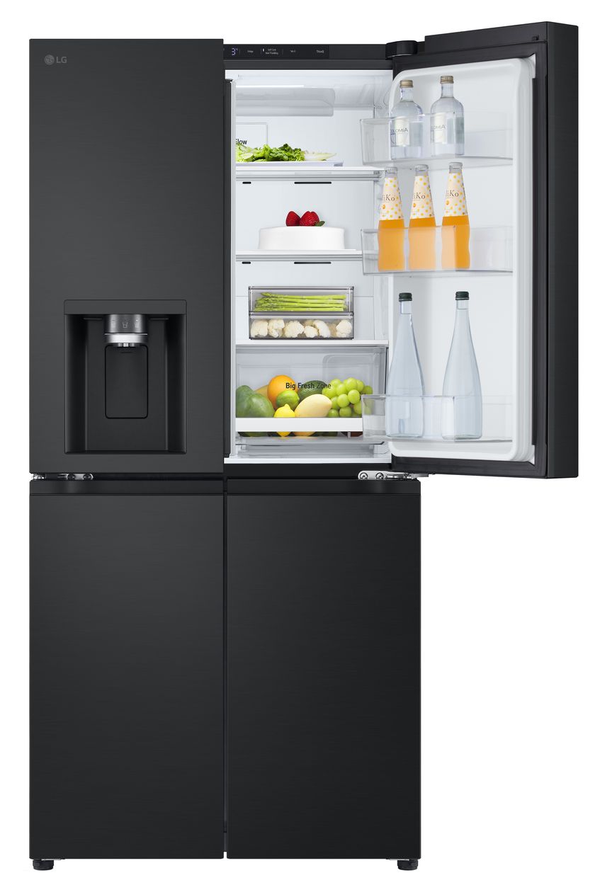 GML861EPPE Side-by-Side Kühl-/ Gefrierkombination 286 l / 220 l 314 kWh NoFrost 1787 mm x 835 mm  (Schwarz) 