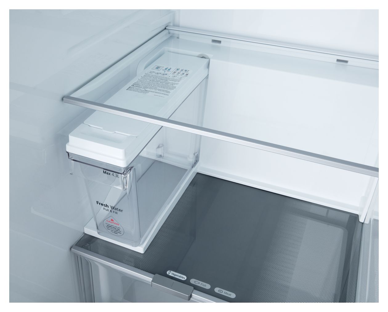 GSXE81PYBD Side-by-Side Kühl-/ Gefrierkombination 407 l / 221 l 276 kWh NoFrost 1790 mm x 913 mm  (Silber) 