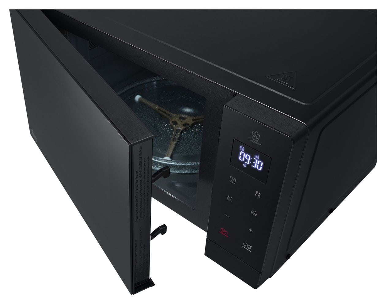 MS3032JAS Freistehende Mikrowelle 900 W Größe: groß 5 Stufen  (Schwarz) 