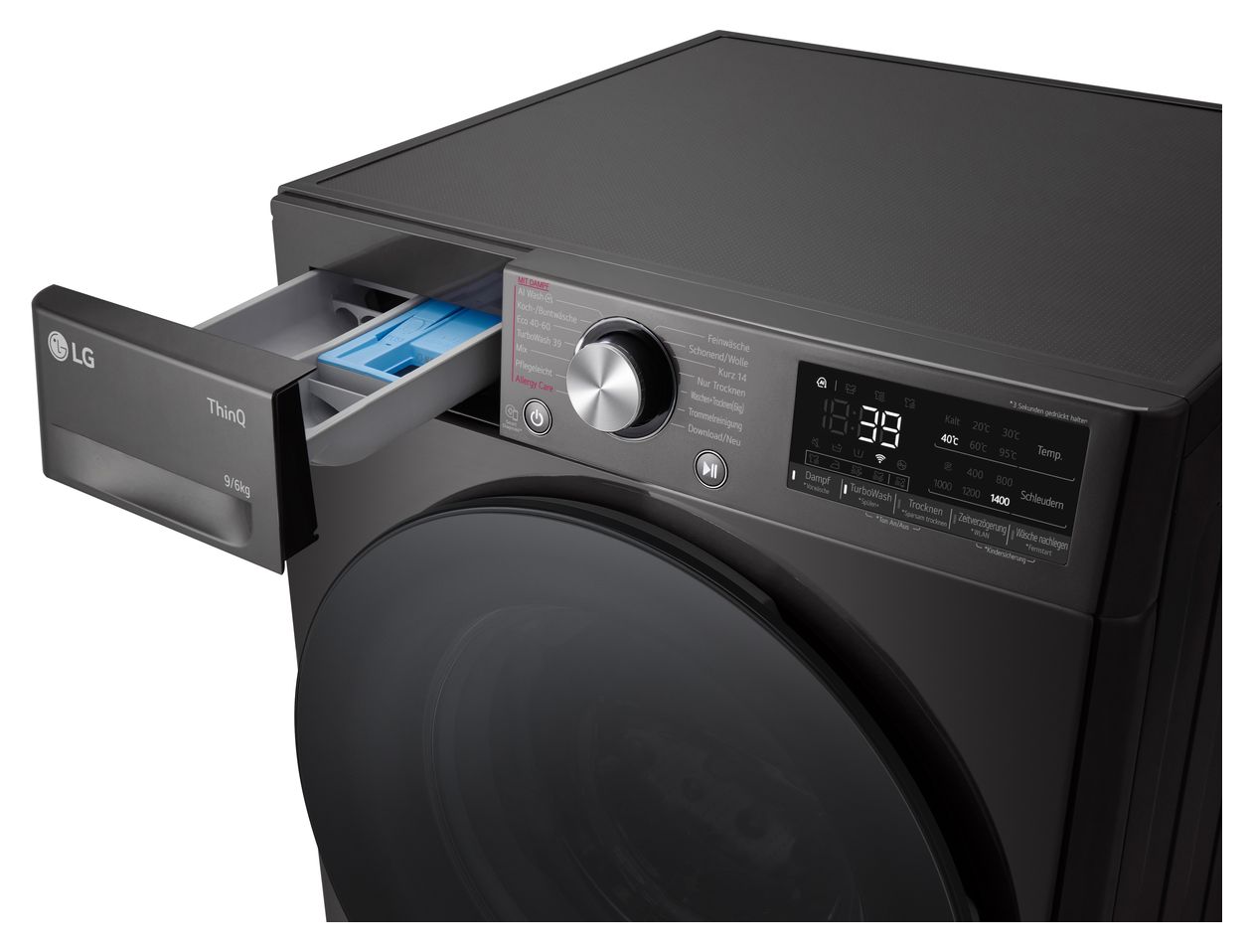 W4WR7096YB 9 kg 6 kg Waschtrockner 1400 U/min 