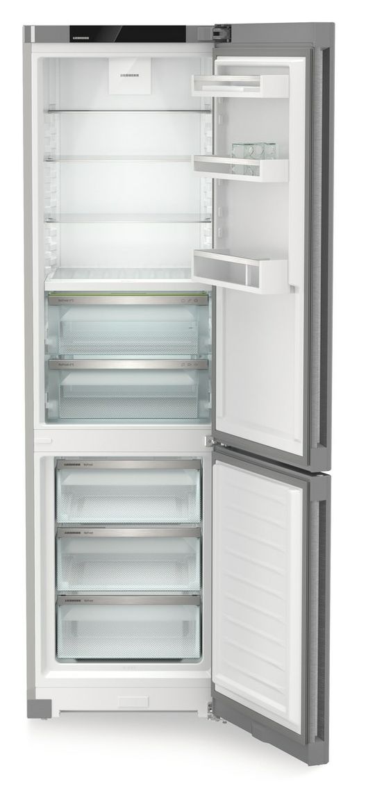 CBNsdc573i-22 258 l / 103 l Kühl-Gefrierkombi freistehend NoFrost 181 kWh Jahr  (Silber) 
