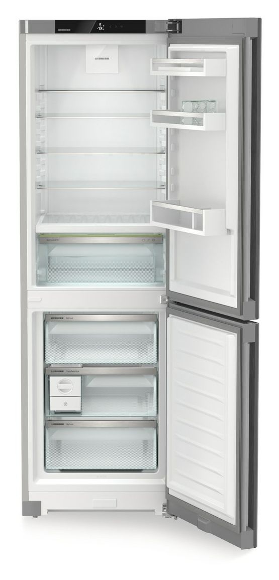 CBNsfc5223-22 Plus 218 l / 103 l Kühl-Gefrierkombi freistehend NoFrost 170 kWh Jahr  (Silber) 
