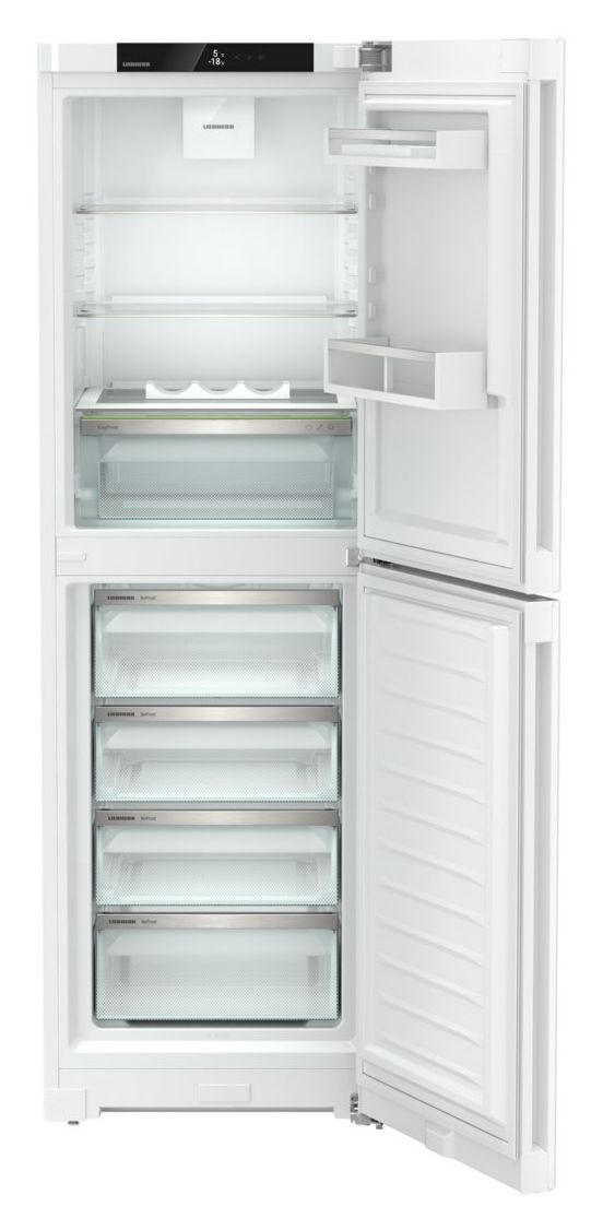 CNd5204-22 187 l / 132 l Kühl-Gefrierkombi freistehend NoFrost 202 kWh Jahr  (Weiß) 
