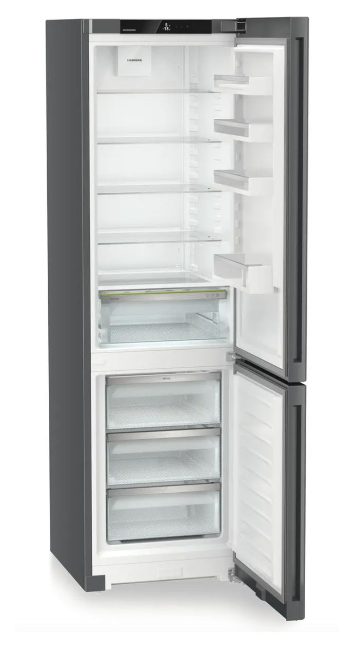 CNdgc5703-20 Pure 268 l / 103 l Kühl-Gefrierkombi freistehend NoFrost 162 kWh Jahr  (Grau) 