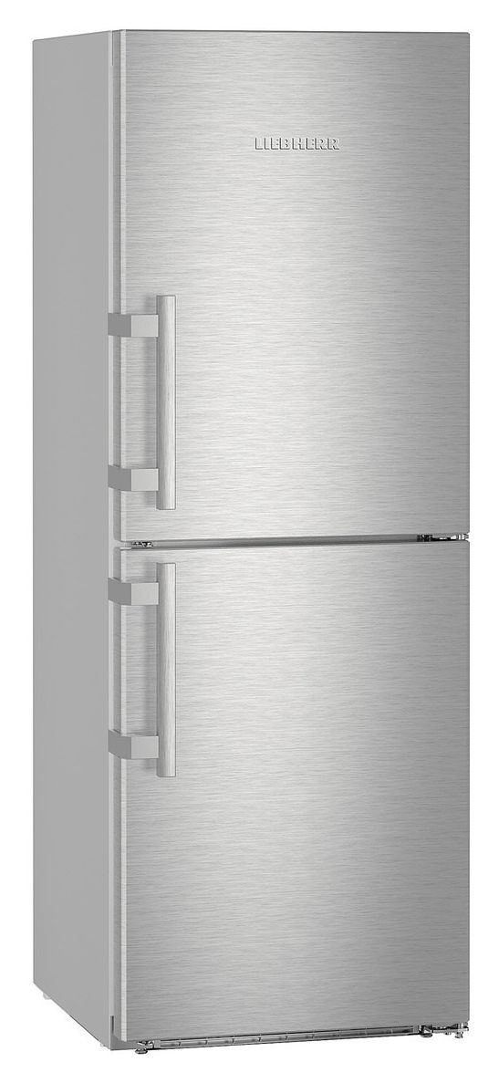 CNef3735-21 172 l / 104 l Kühl-Gefrierkombi freistehend NoFrost 191 kWh Jahr  (Silber) 