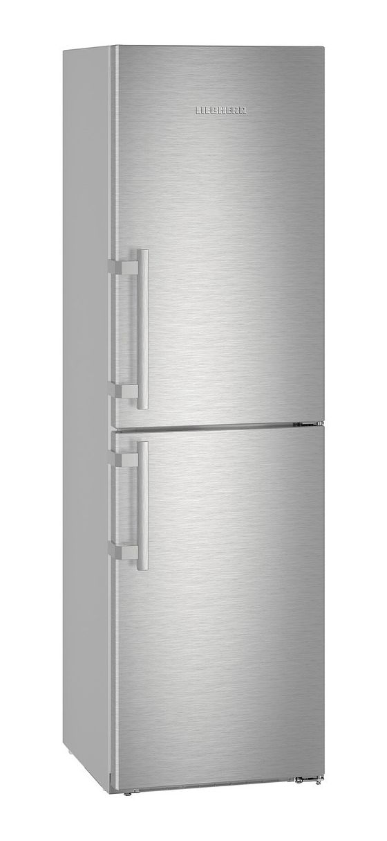 CNef4735-21 222 l / 132 l Kühl-Gefrierkombi freistehend NoFrost 210 kWh Jahr  (Silber) 