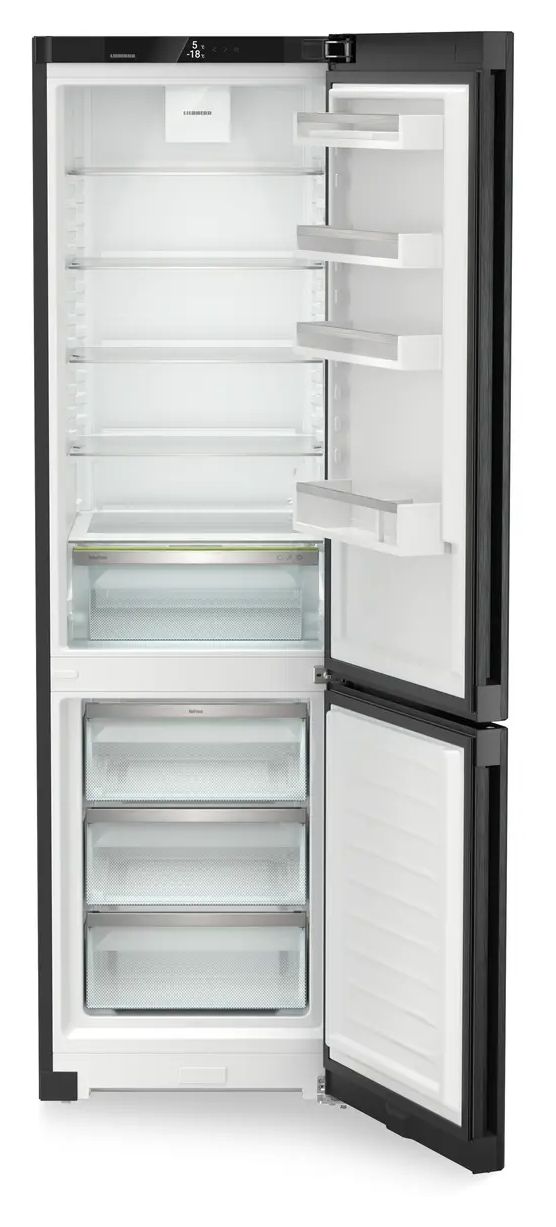 KGNbdc2063 268 l / 103 l Kühl-Gefrierkombi freistehend NoFrost 162 kWh Jahr  (Schwarz) 