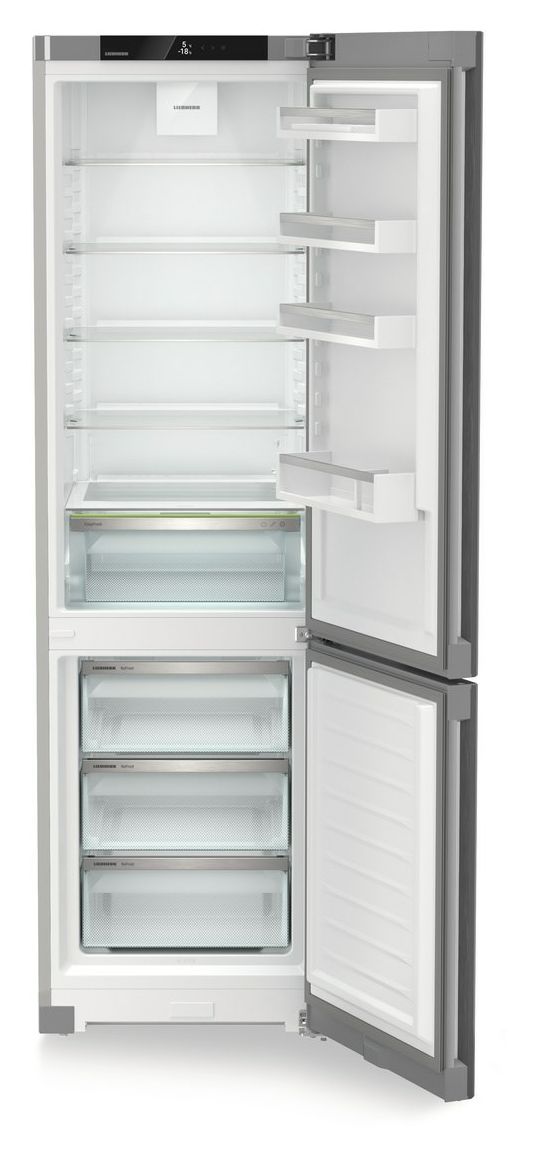 KGNsf57Va03 268 l / 103 l Kühl-Gefrierkombi freistehend NoFrost 104 kWh Jahr  (Edelstahl) 