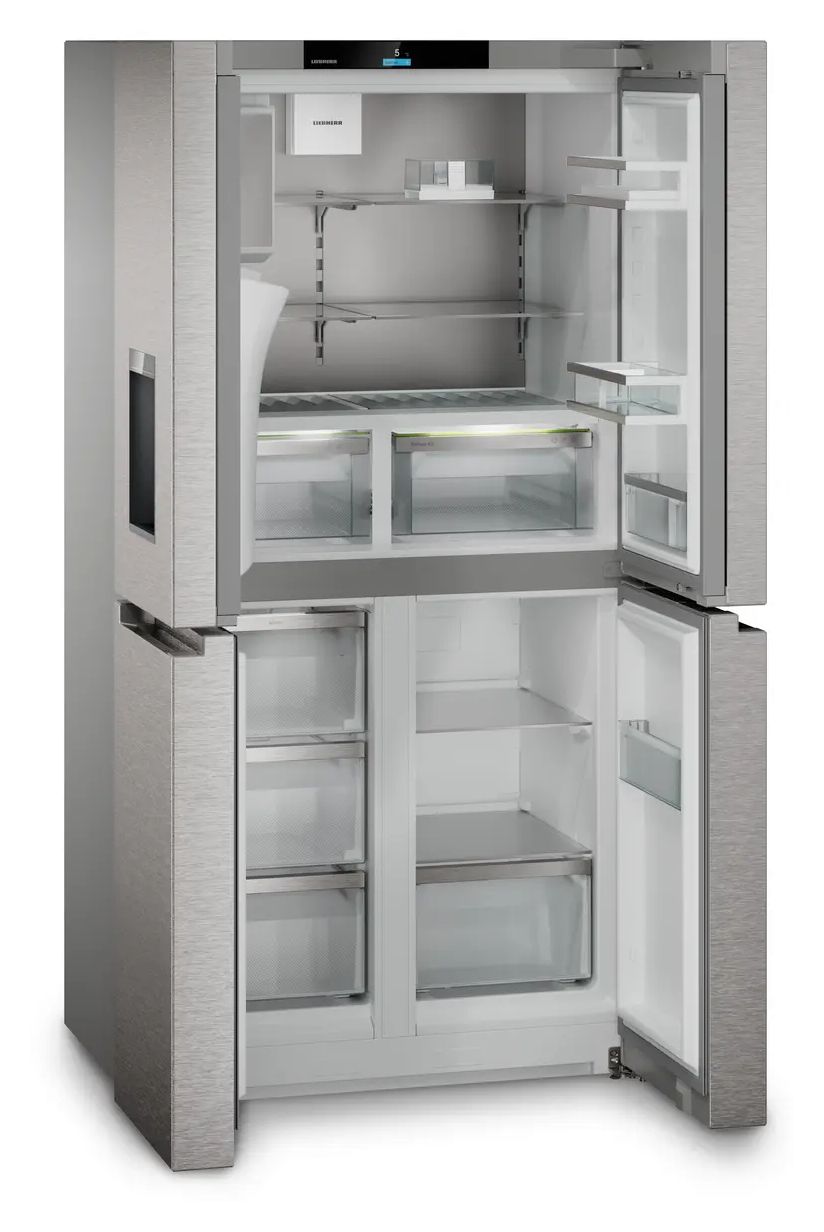 MBsddi9028-20 Plus BioFresh Side-by-Side Kühl-/ Gefrierkombination French Door 309 l / 237 l 285 kWh NoFrost 1805 mm x 906 mm  (Silber) 