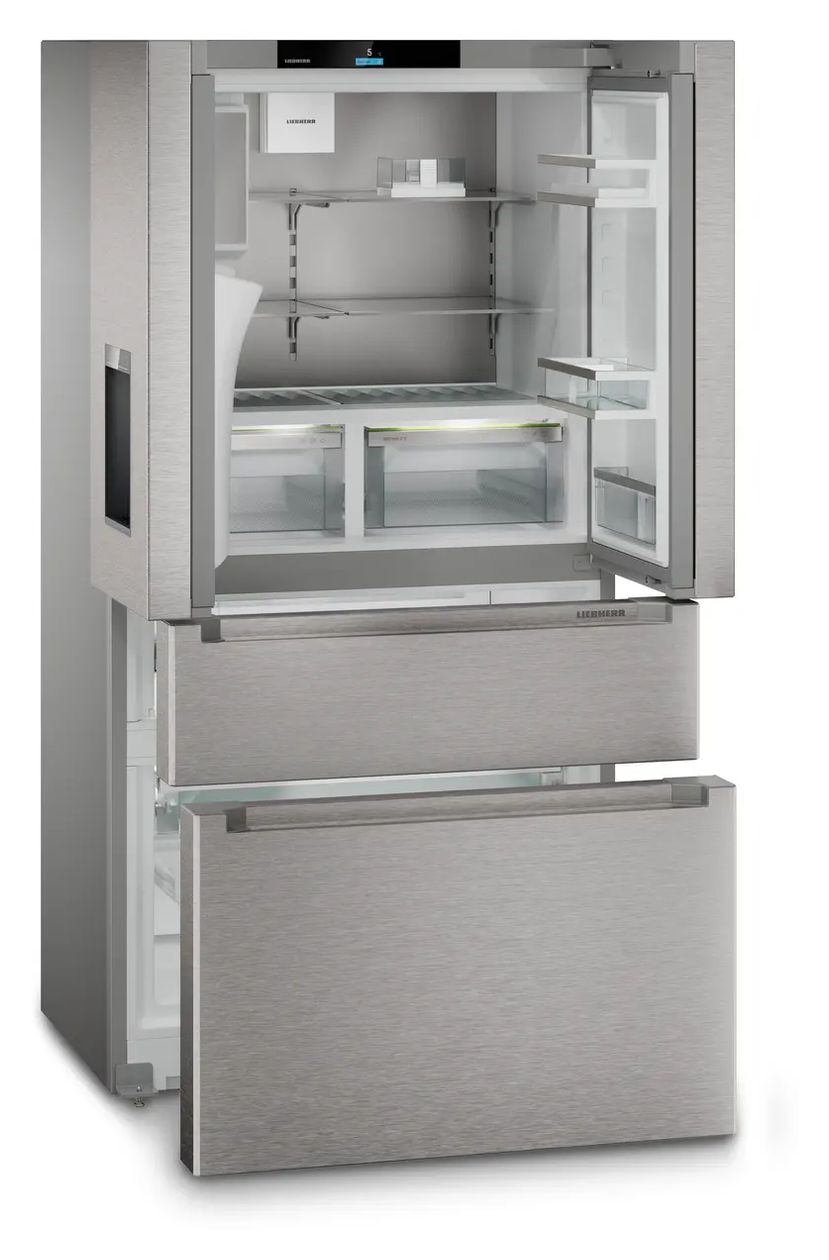MBsddi9528-20 Plus BioFresh Side-by-Side Kühl-/ Gefrierkombination French Door 308 l / 230 l 284 kWh NoFrost 1805 mm x 906 mm  (Silber) 