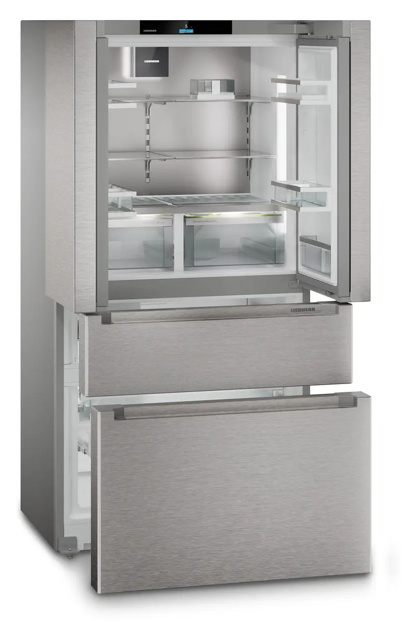 MBsddi9556-20 Prime BioFresh Side-by-Side Kühl-/ Gefrierkombination French Door 356 l / 231 l 287 kWh NoFrost 1805 mm x 906 mm  (Silber) 