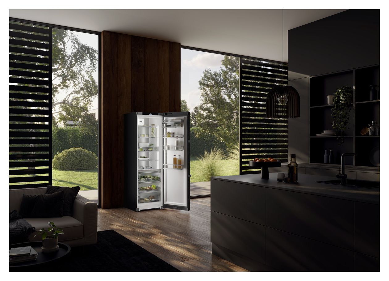 RBbsb525i-23 Prime BioFresh 387 l / 387 l Kühlschrank freistehend EEK: B 86 kWh Jahr  (Schwarz) 