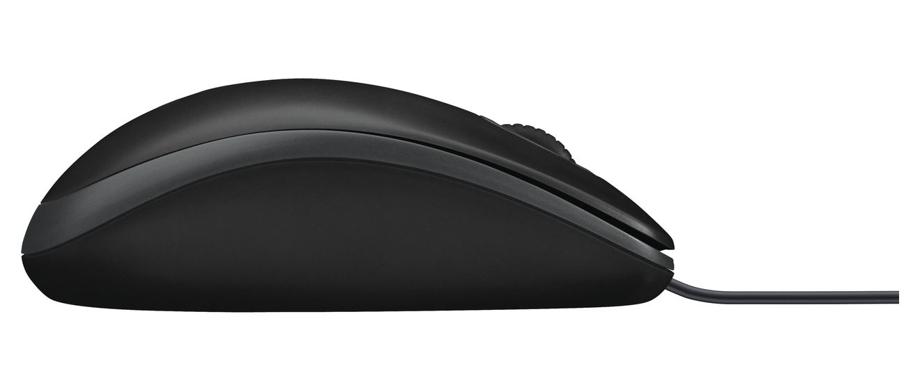 B100 800 DPI Büro Maus Optisch  (Schwarz) 