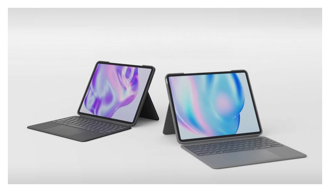 Combo Touch für Apple iPad Air 13-inch (M2) bis 33 cm (13") (Oxford Grey) 