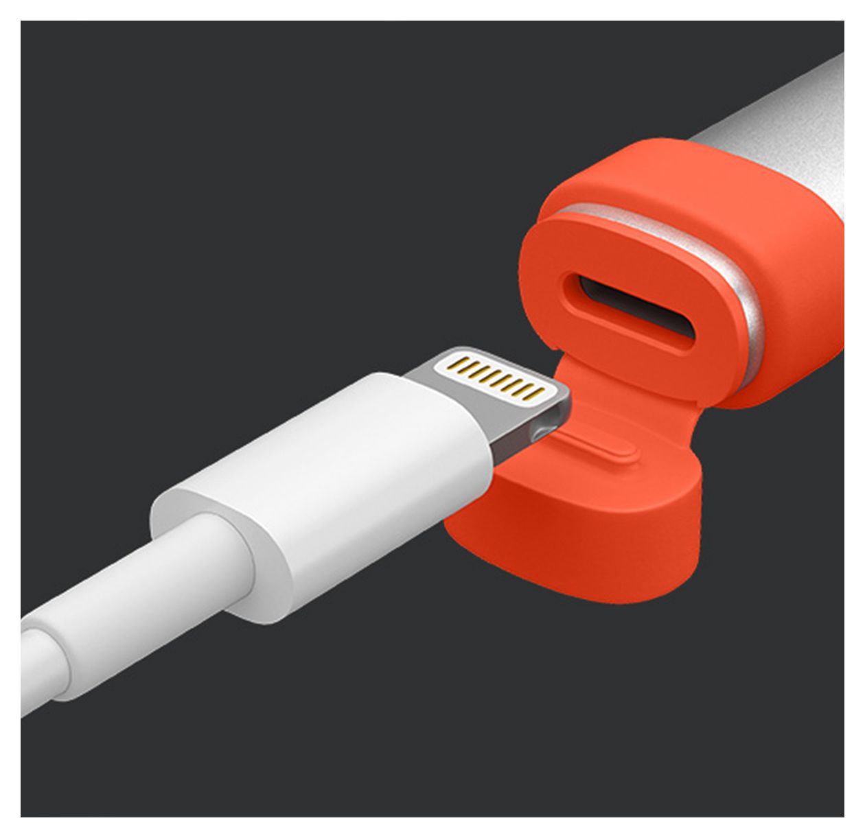 Crayon Bluetooth Eingabestift Oval für Apple iPad Air (4th gen)(A2316, A2324, A2325, A2072) Orange 