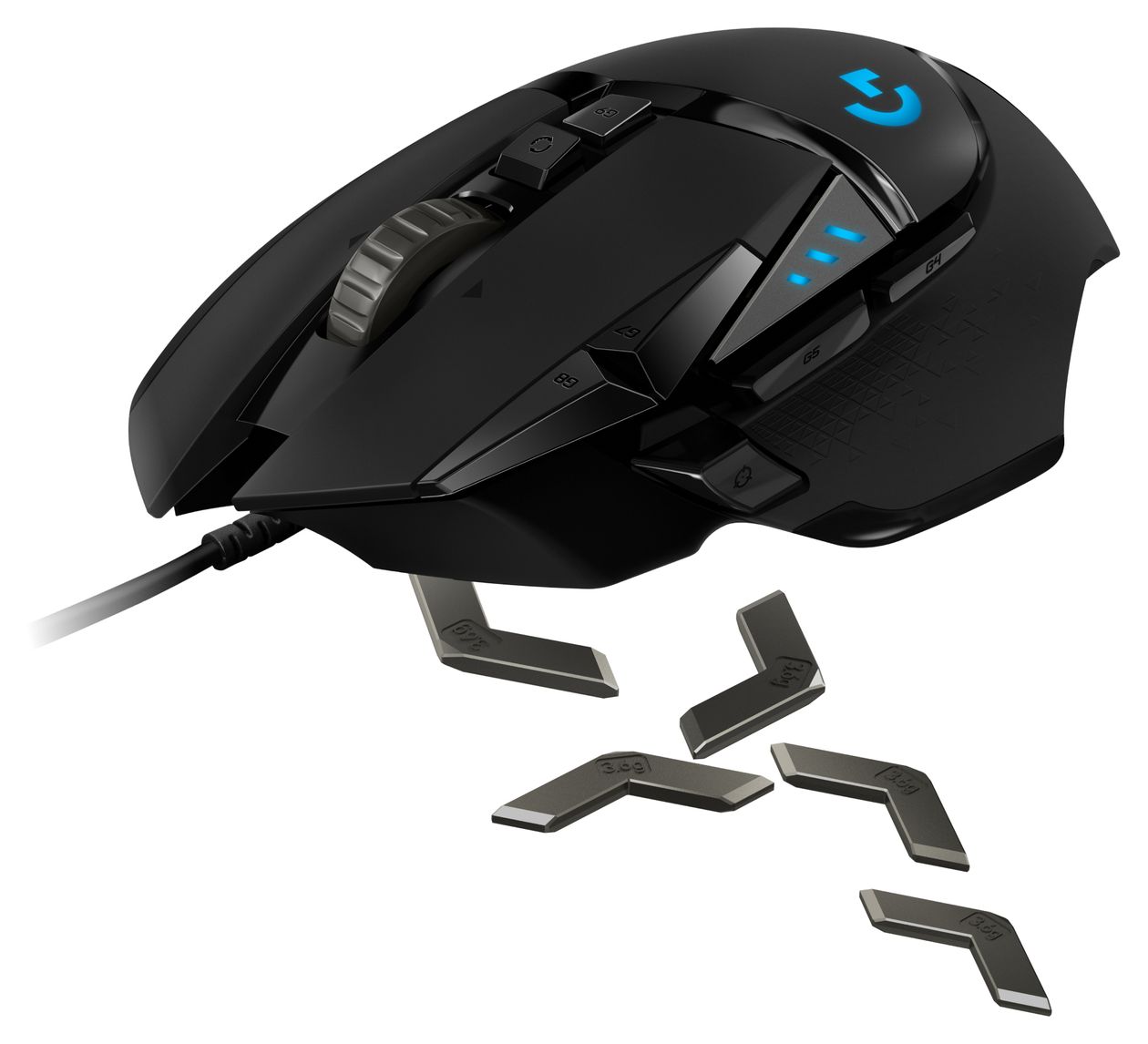 G502 Hero 25600 DPI Gaming Maus Optisch  (Schwarz) 